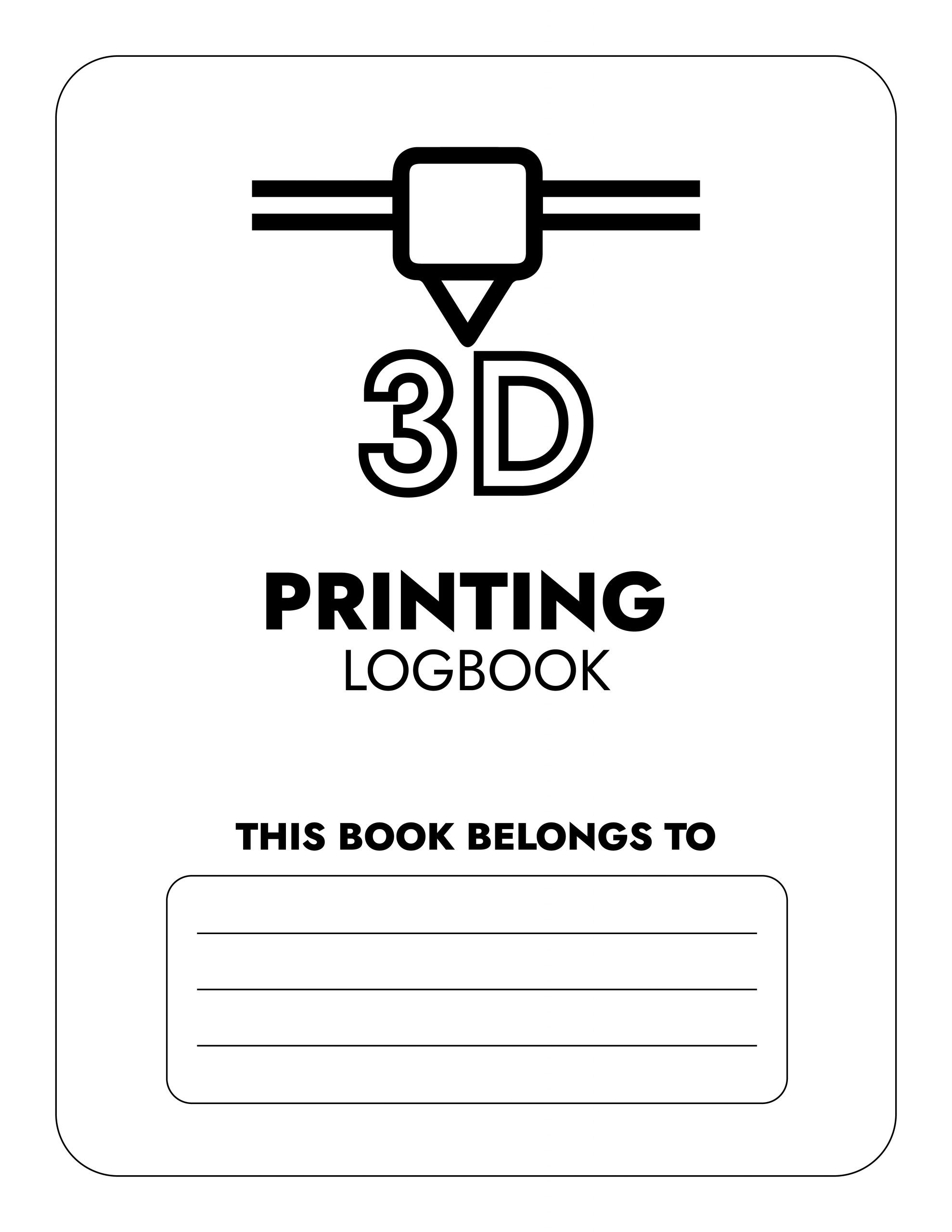 Professional 3D Printing Planner – Track, Log, and Perfect Your Prints