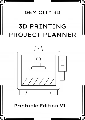 Professional 3D Printing Planner – Track, Log, and Perfect Your Prints